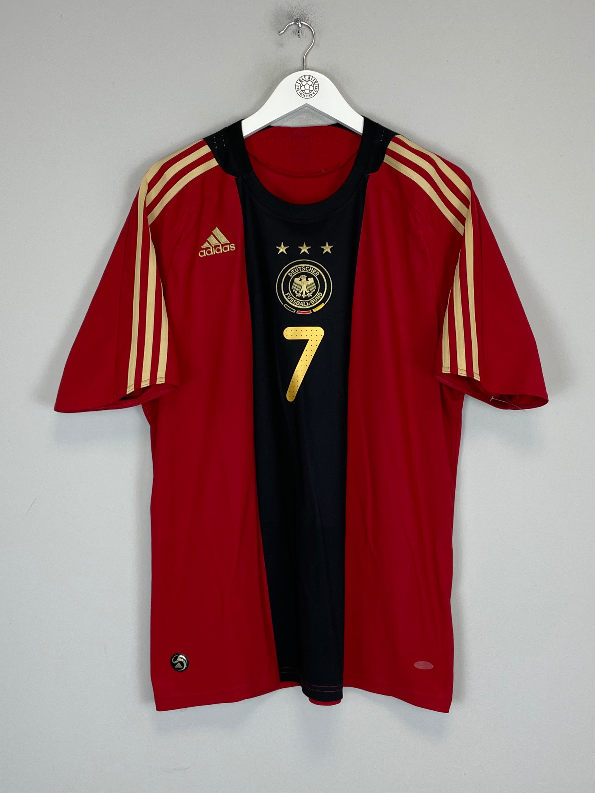 Shop 2008/09 GERMANY SCHWEINSTEIGER #7 AWAY SHIRT (L) ADIDAS, classic football shirts, vintage football shirts & retro soccer jerseys at Cult Kits