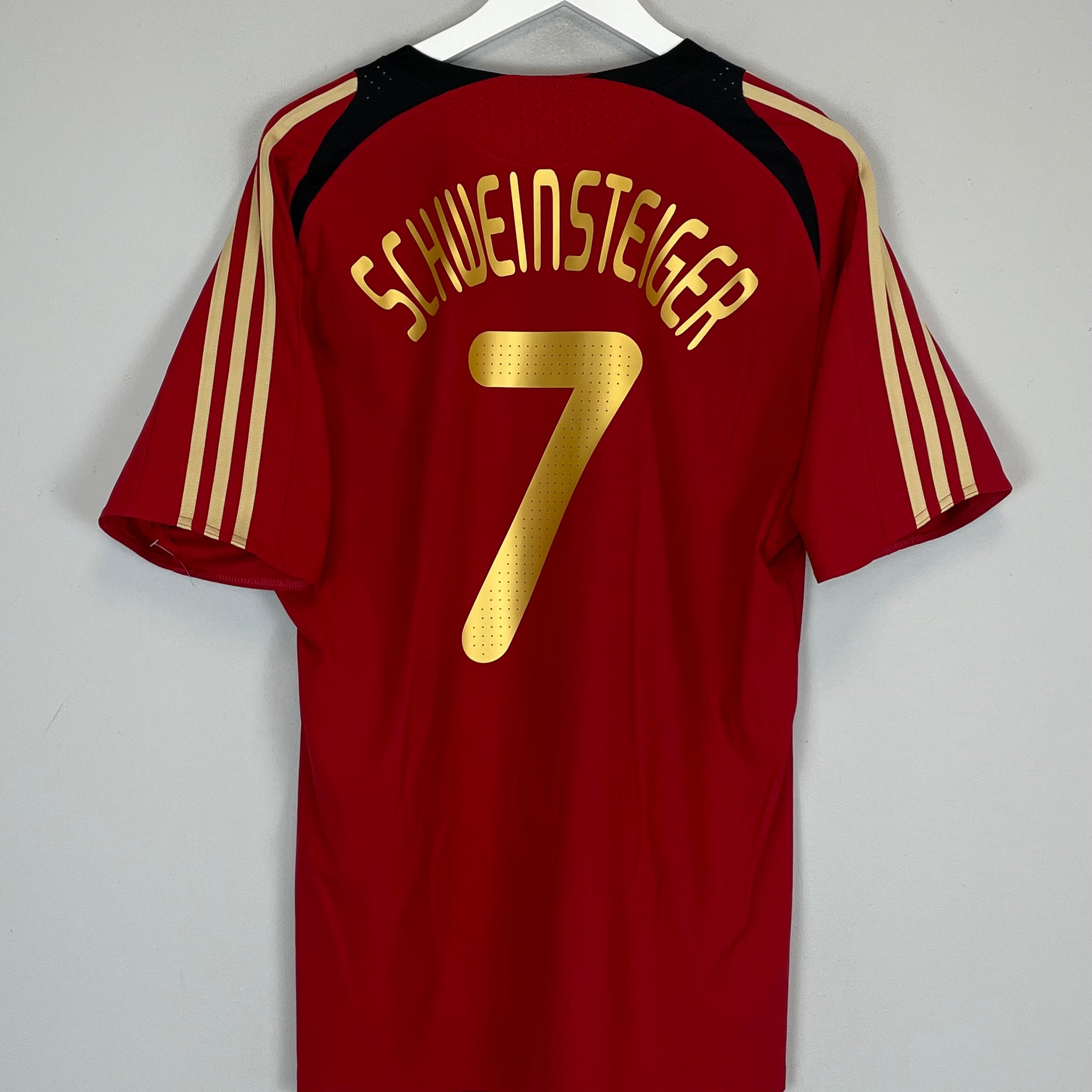 Shop 2008/09 GERMANY SCHWEINSTEIGER #7 AWAY SHIRT (L) ADIDAS, classic football shirts, vintage football shirts & retro soccer jerseys at Cult Kits