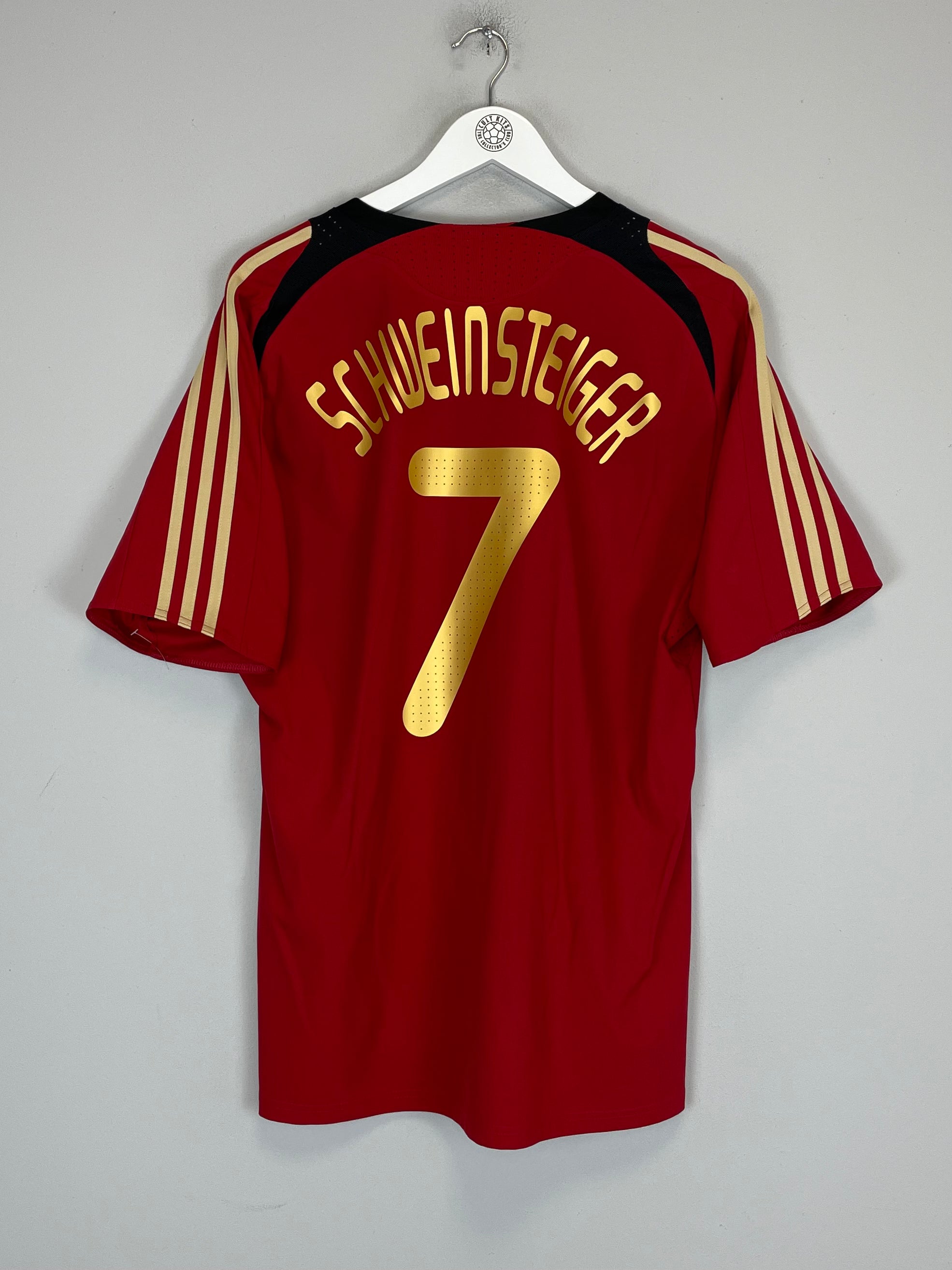 Shop 2008/09 GERMANY SCHWEINSTEIGER #7 AWAY SHIRT (L) ADIDAS, classic football shirts, vintage football shirts & retro soccer jerseys at Cult Kits