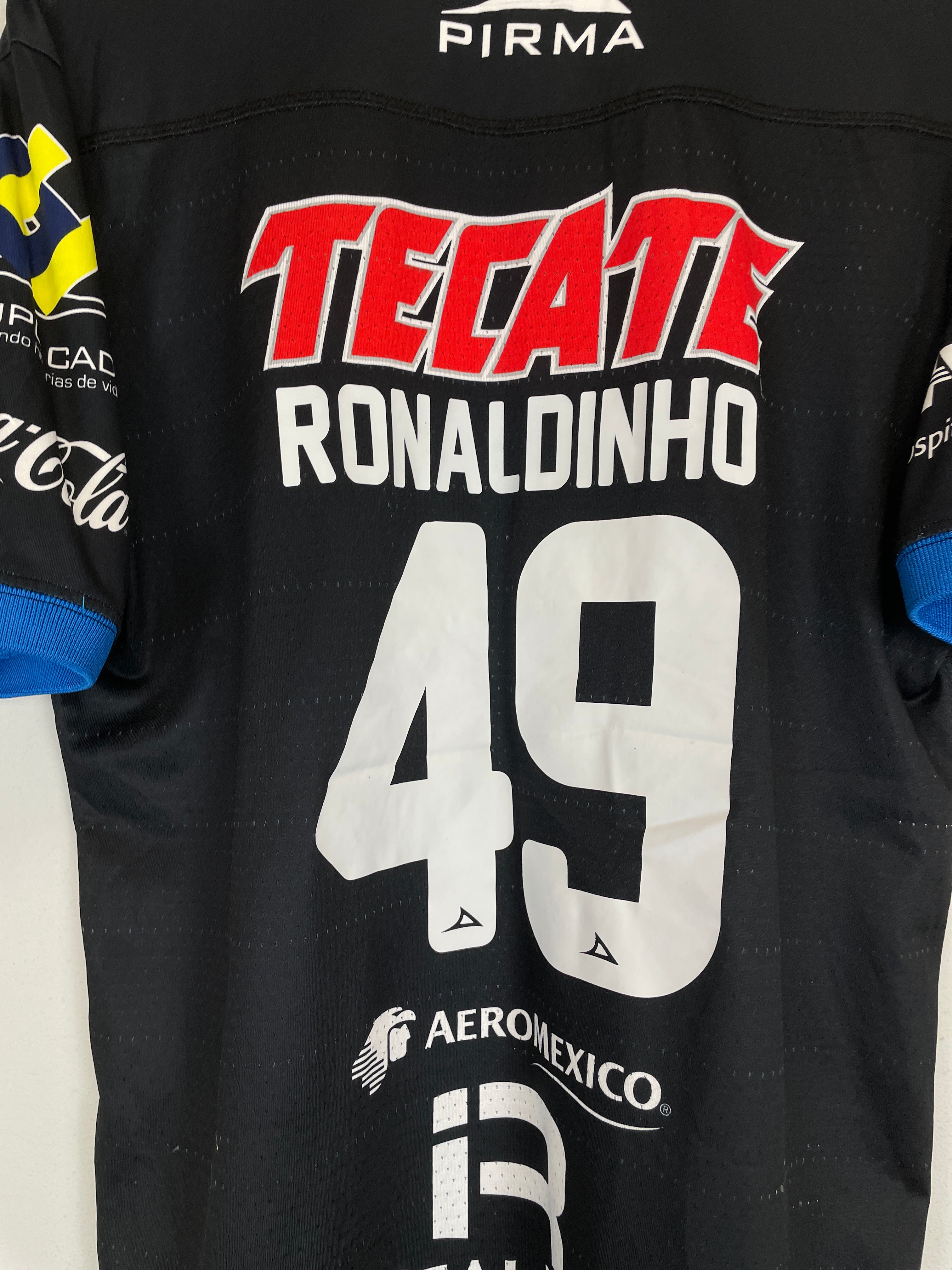 Shop 2014/15 QUERETARO RONALDINHO #49 THIRD SHIRT (M) PIRMA, classic football shirts, vintage football shirts & retro soccer jerseys at Cult Kits