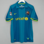 Shop 2007/08 BARCELONA RONALDINHO #10 AWAY SHIRT (M) NIKE, classic football shirts, vintage football shirts & retro soccer jerseys at Cult Kits