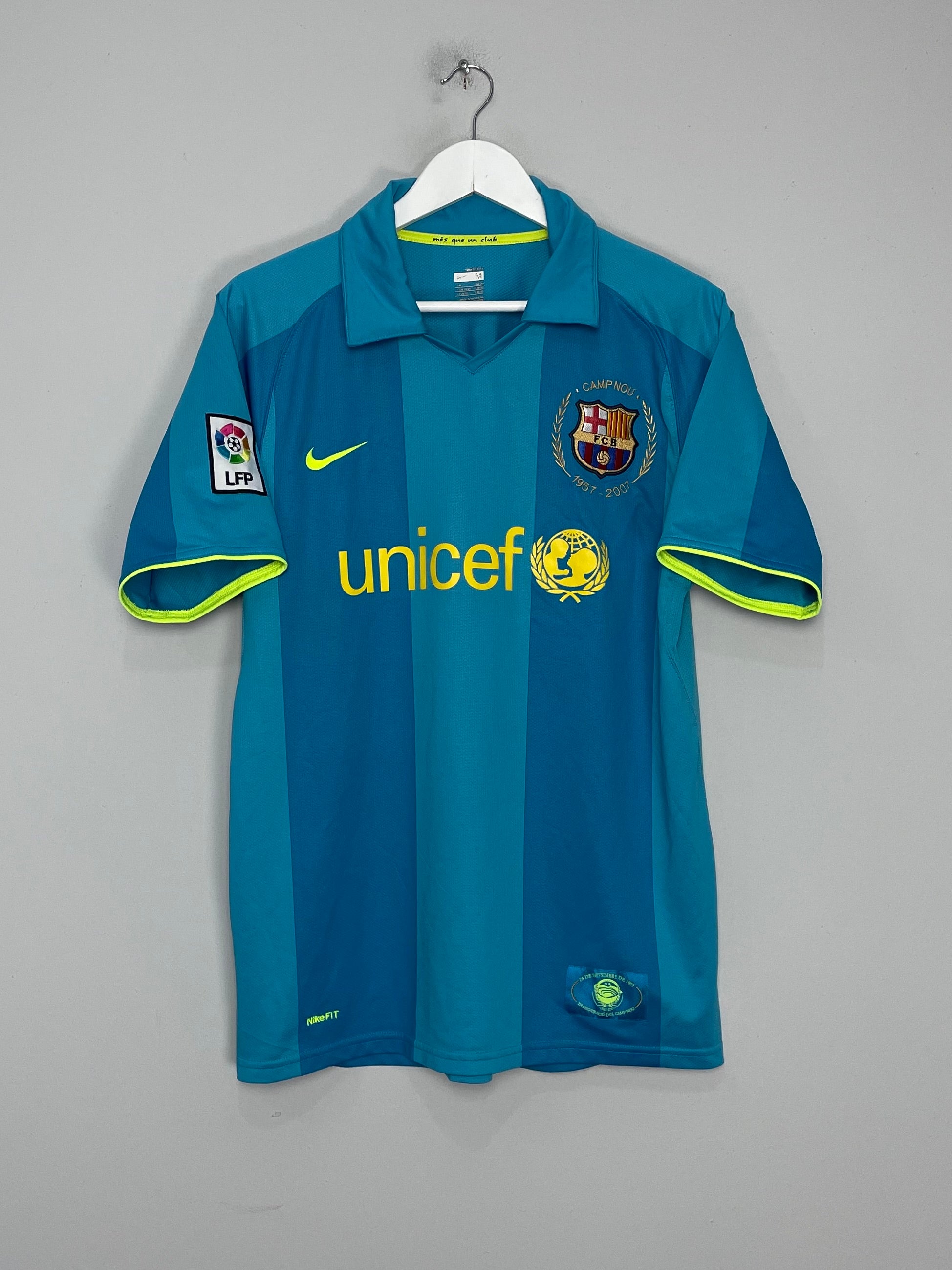 Shop 2007/08 BARCELONA RONALDINHO #10 AWAY SHIRT (M) NIKE, classic football shirts, vintage football shirts & retro soccer jerseys at Cult Kits