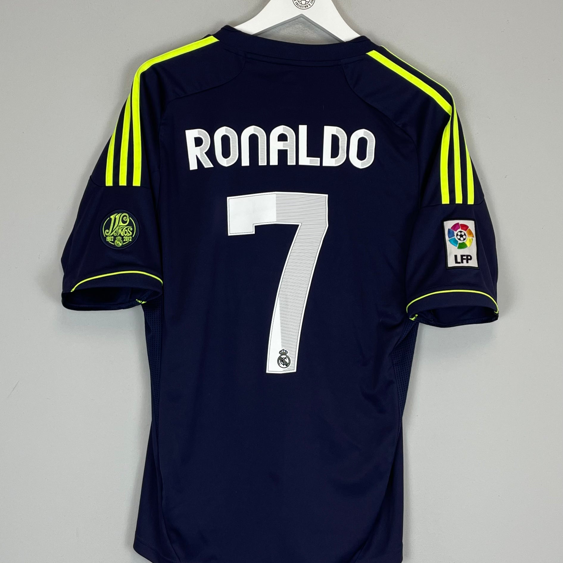 Shop 2012/13 REAL MADRID RONALDO #7 HOME SHIRT (M) ADIDAS, classic football shirts, vintage football shirts & retro soccer jerseys at Cult Kits