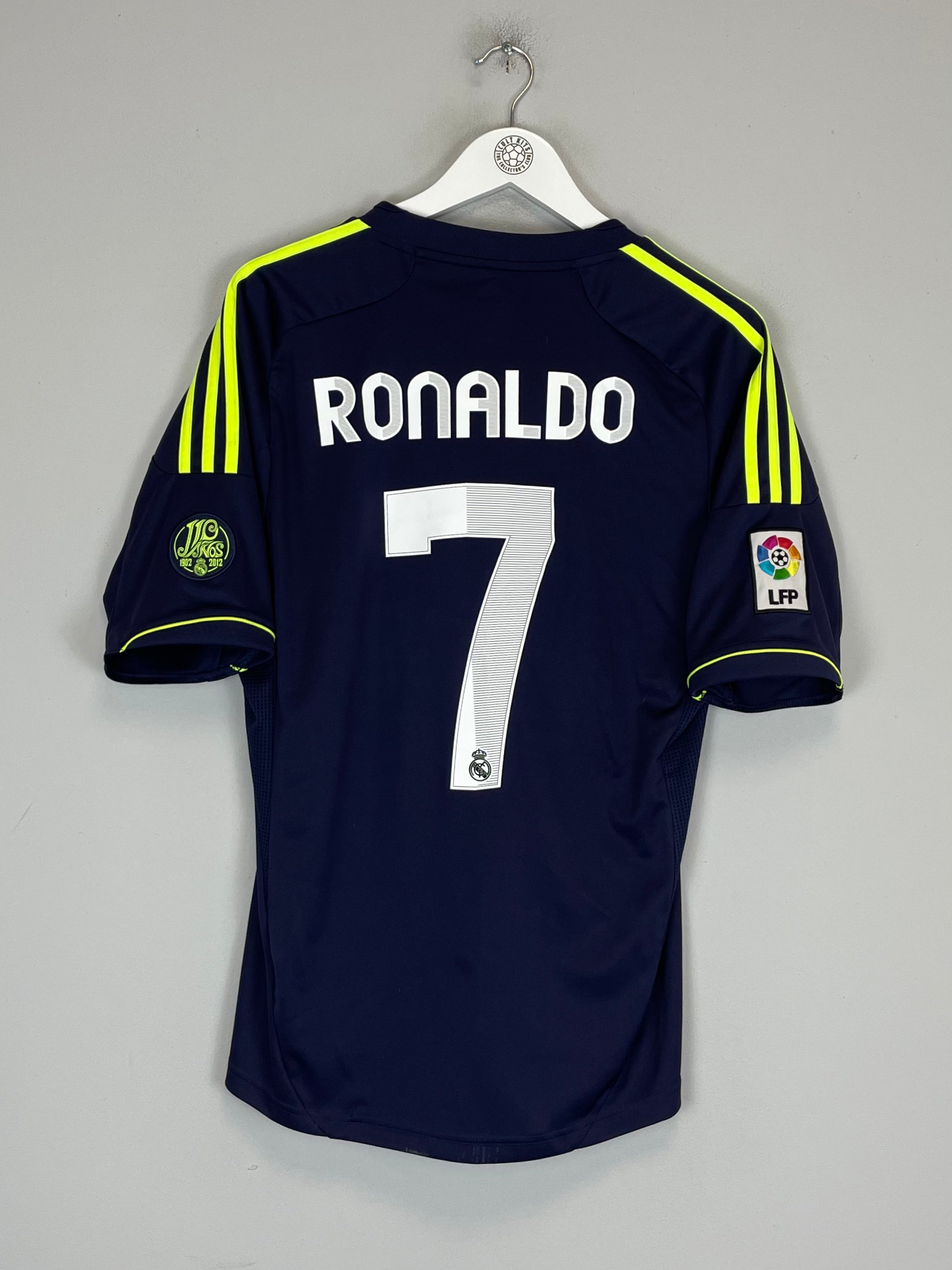 Shop 2012/13 REAL MADRID RONALDO #7 HOME SHIRT (M) ADIDAS, classic football shirts, vintage football shirts & retro soccer jerseys at Cult Kits