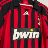 2007/08 AC MILAN MALDINI #3 HOME SHIRT (L) ADIDAS