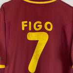 Shop 2000/02 PORTUGAL FIGO #7 HOME SHIRT (L) NIKE, classic football shirts, vintage football shirts & retro soccer jerseys at Cult Kits