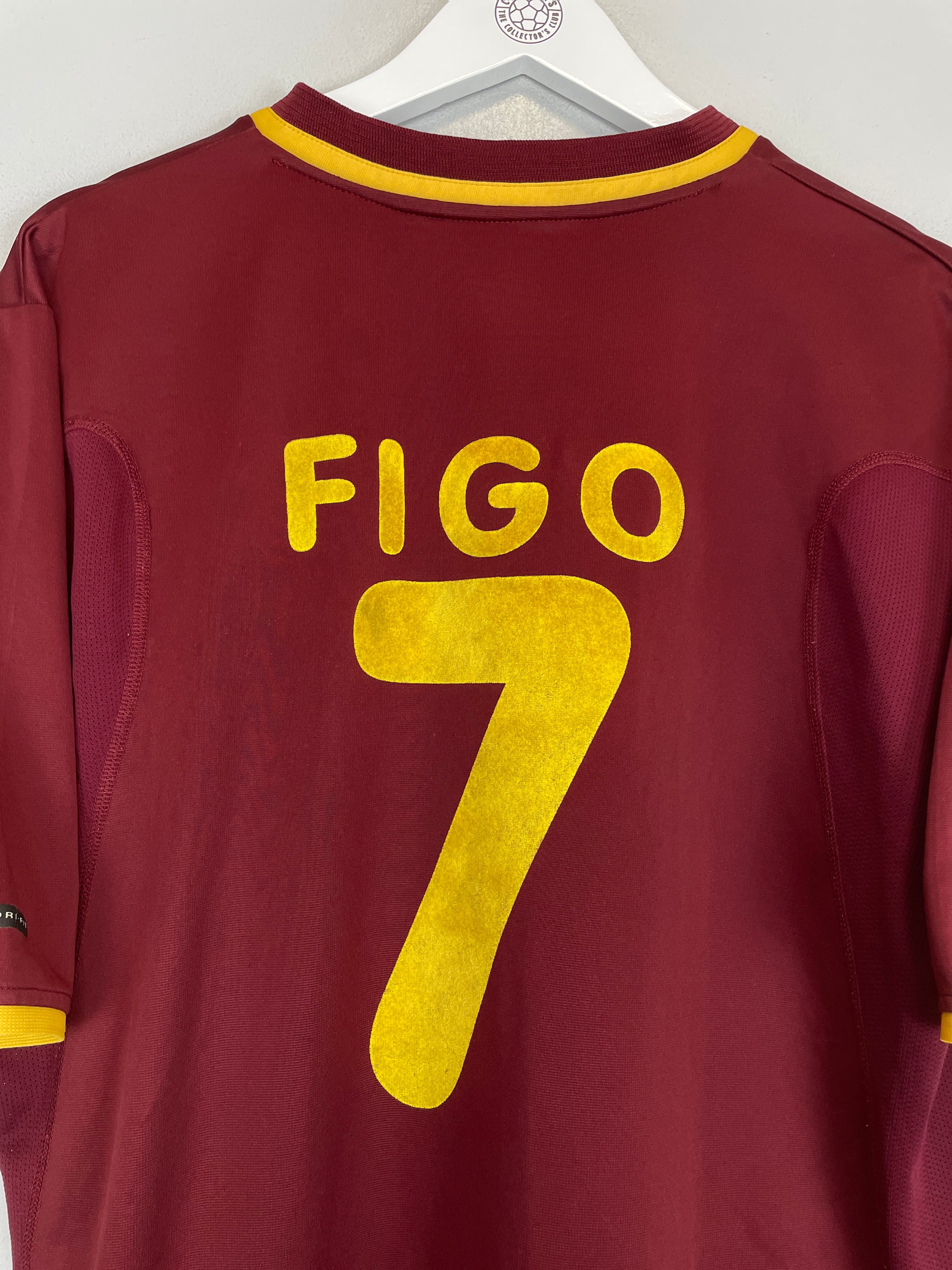 Shop 2000/02 PORTUGAL FIGO #7 HOME SHIRT (L) NIKE, classic football shirts, vintage football shirts & retro soccer jerseys at Cult Kits