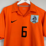 2006/08 NETHERLANDS LANDZAAT #6 HOME SHIRT (M) NIKE