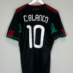Shop 2010/11 MEXICO C.BLANCO #10 AWAY SHIRT (M) ADIDAS, classic football shirts, vintage football shirts & retro soccer jerseys at Cult Kits