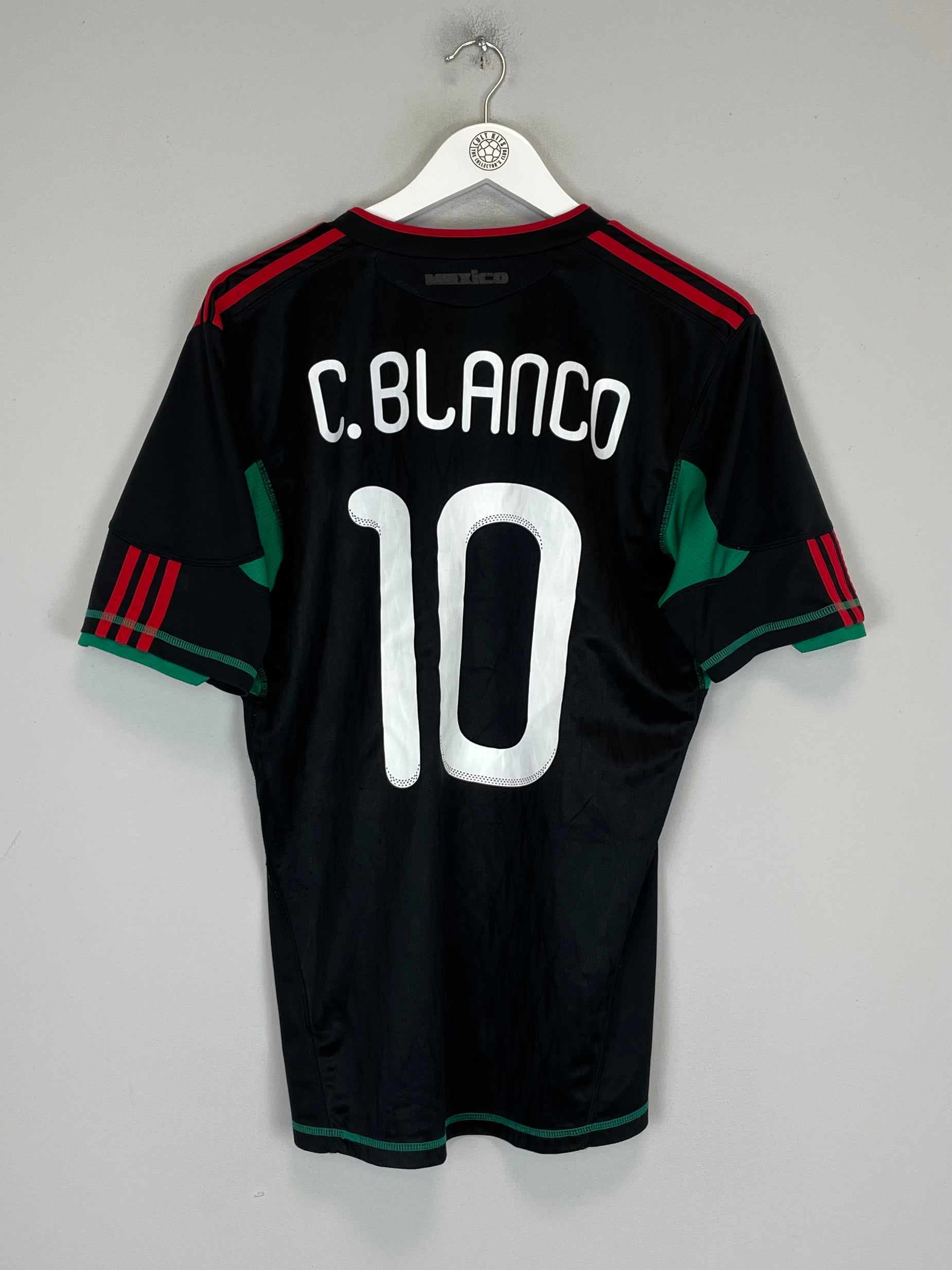 Shop 2010/11 MEXICO C.BLANCO #10 AWAY SHIRT (M) ADIDAS, classic football shirts, vintage football shirts & retro soccer jerseys at Cult Kits