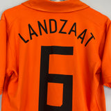 2006/08 NETHERLANDS LANDZAAT #6 HOME SHIRT (M) NIKE