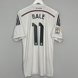 Shop 2014/15 REAL MADRID BALE #11 HOME SHIRT (L) ADIDAS, classic football shirts, vintage football shirts & retro soccer jerseys at Cult Kits
