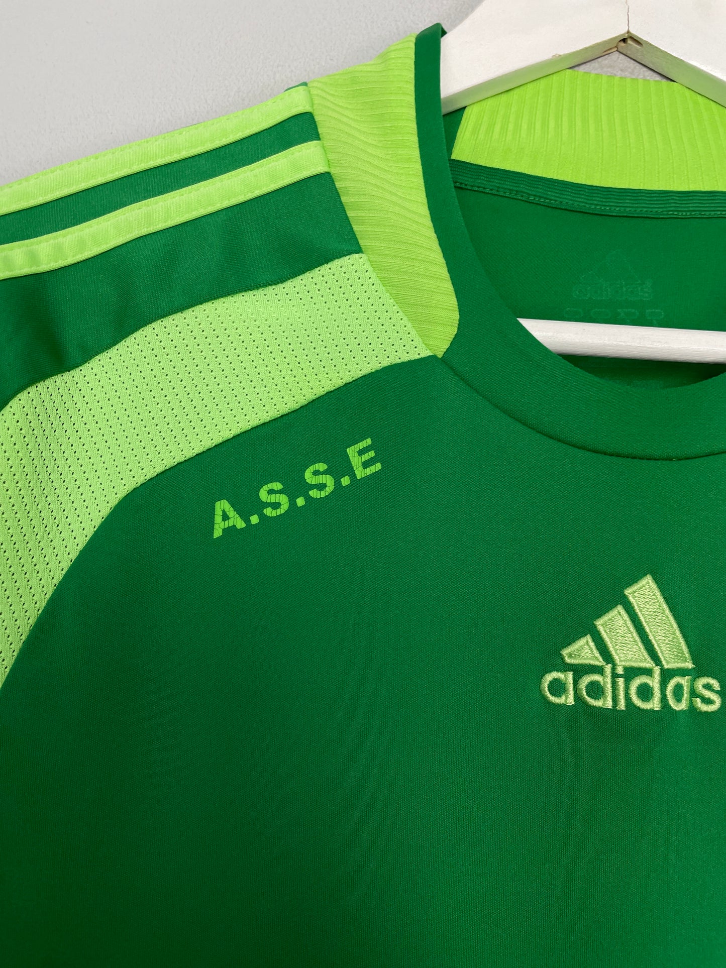2008/09 SAINT ETIENNE HOME SHIRT (L) ADIDAS