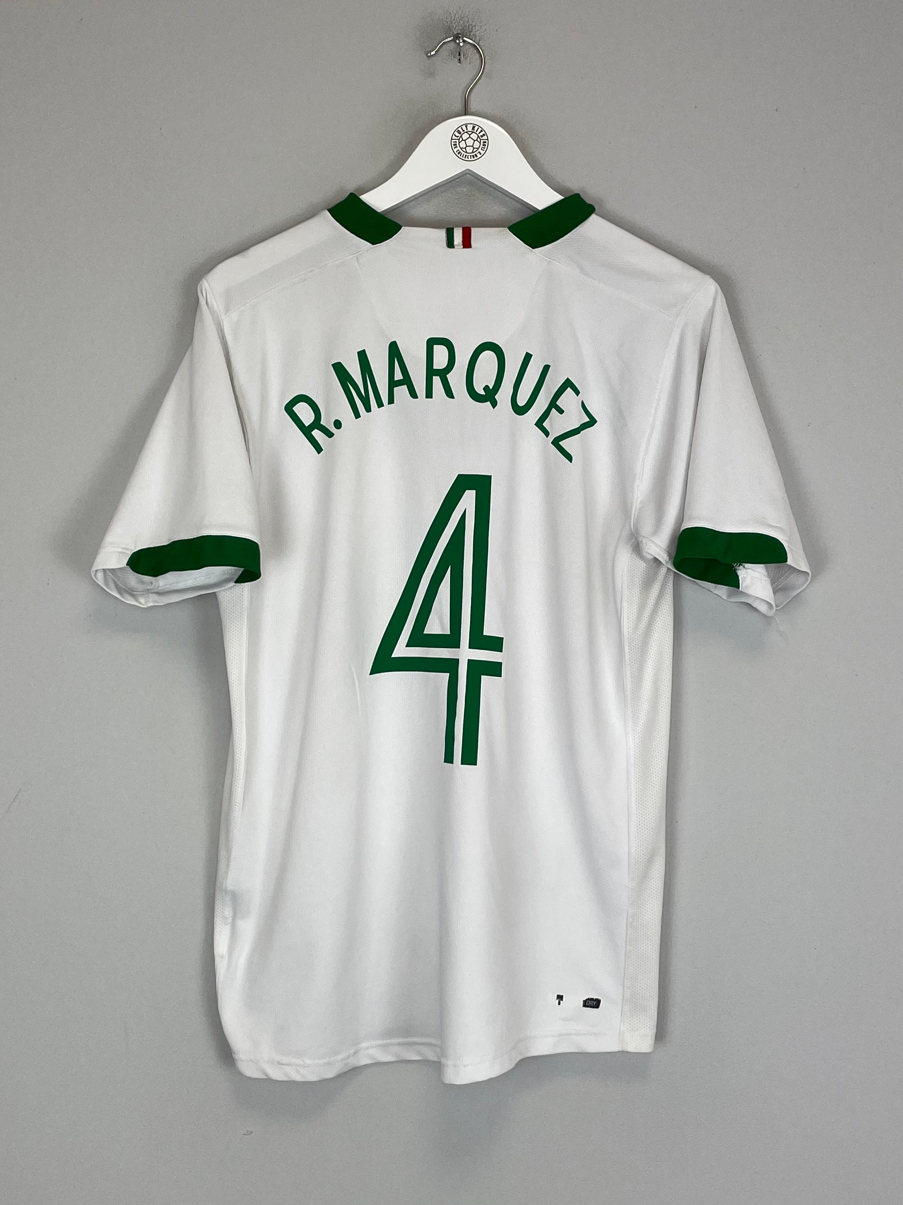 Shop 2006/07 MEXICO R.MARQUEZ #4 AWAY SHIRT (M) NIKE, classic football shirts, vintage football shirts & retro soccer jerseys at Cult Kits