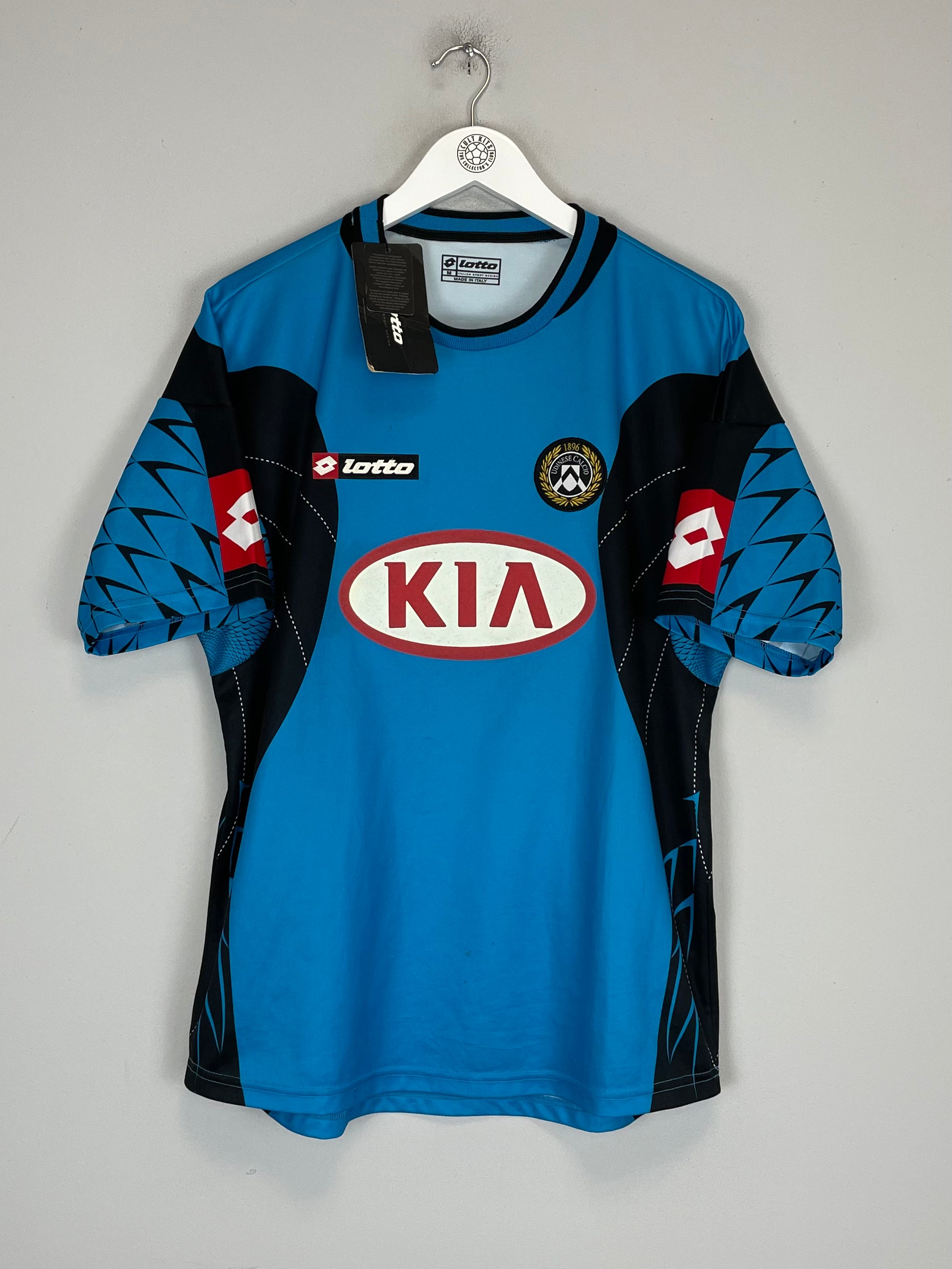 Shop 2005/06 UDINESE DI NATALE #10 *BNWT* THIRD SHIRT (M) LOTTO, classic football shirts, vintage football shirts & retro soccer jerseys at Cult Kits