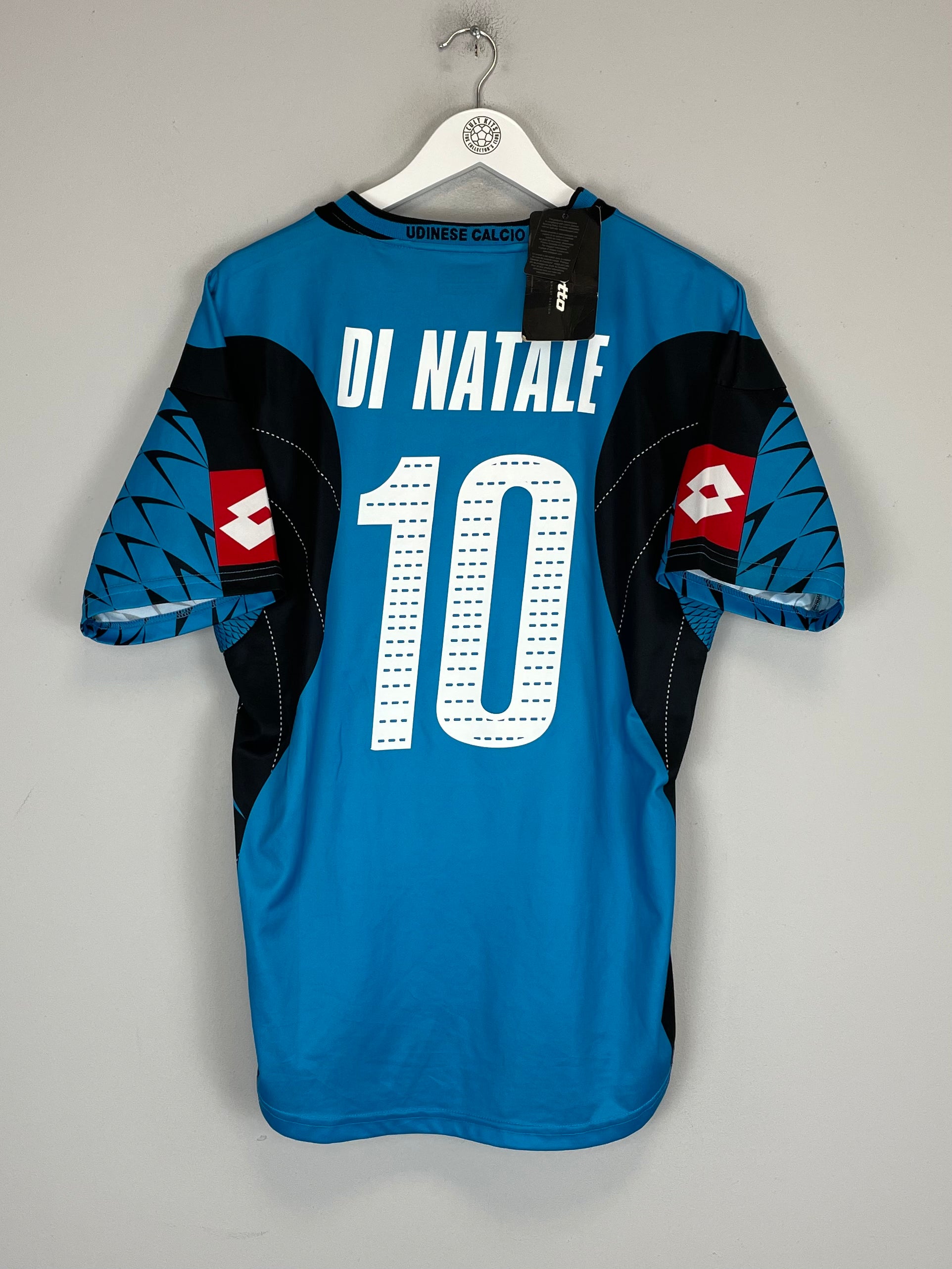Shop 2005/06 UDINESE DI NATALE #10 *BNWT* THIRD SHIRT (M) LOTTO, classic football shirts, vintage football shirts & retro soccer jerseys at Cult Kits