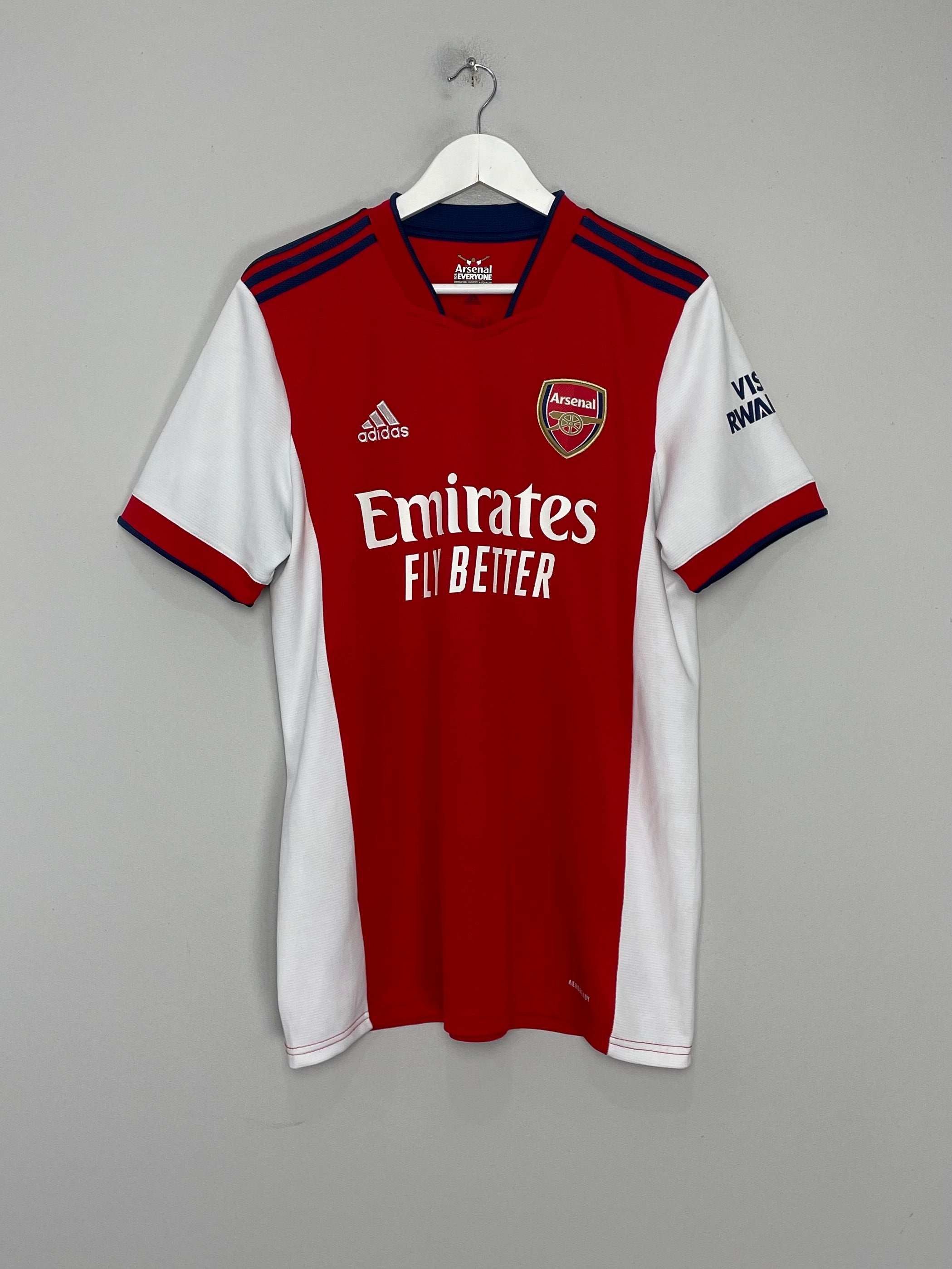 Shop 2021/22 ARSENAL MARTINELLI #35 HOME SHIRT (L) ADIDAS, classic football shirts, vintage football shirts & retro soccer jerseys at Cult Kits