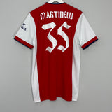 Shop 2021/22 ARSENAL MARTINELLI #35 HOME SHIRT (L) ADIDAS, classic football shirts, vintage football shirts & retro soccer jerseys at Cult Kits