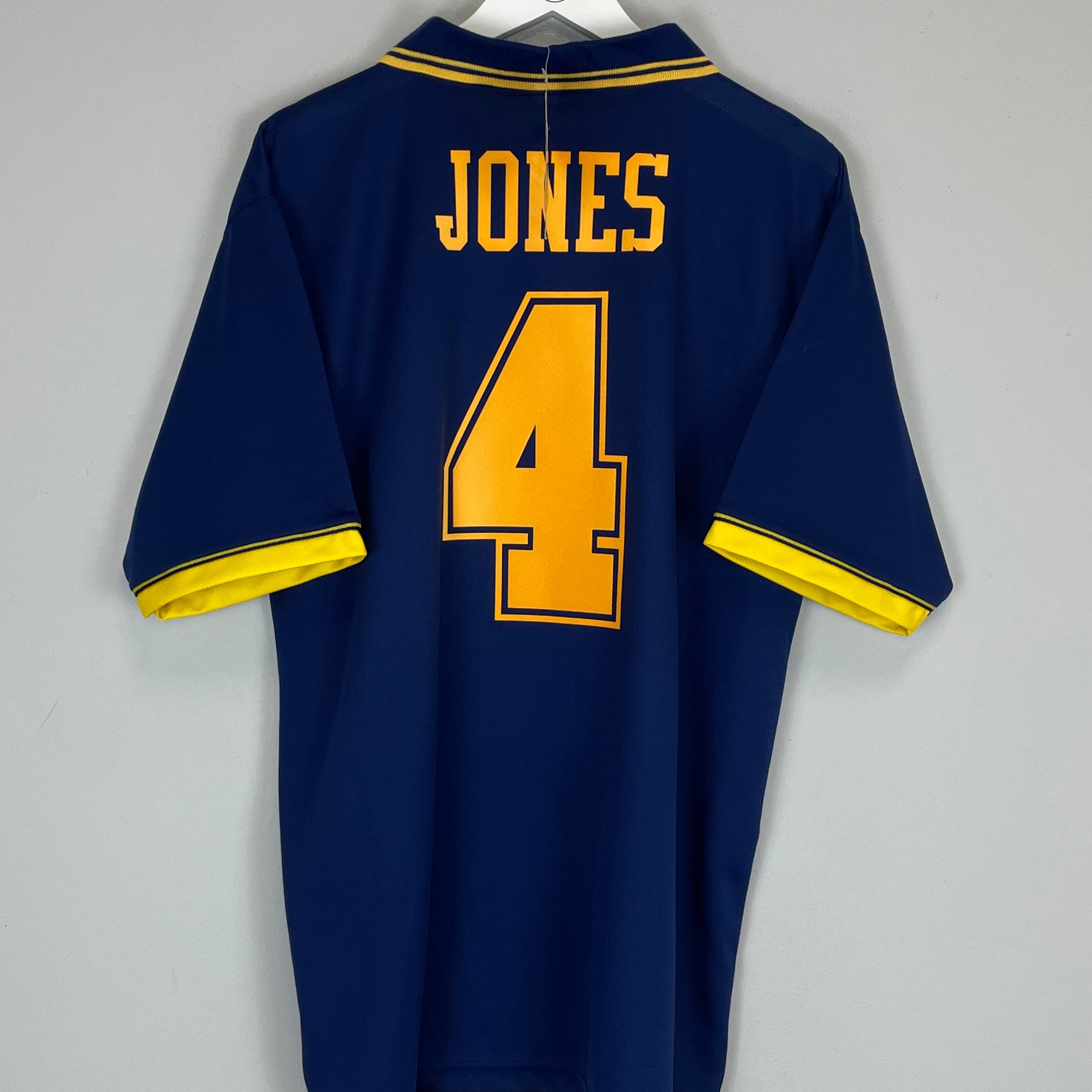 Shop 1996/97 WIMBLEDON JONES #4 *BNWT* HOME SHIRT (XL) LOTTO, classic football shirts, vintage football shirts & retro soccer jerseys at Cult Kits
