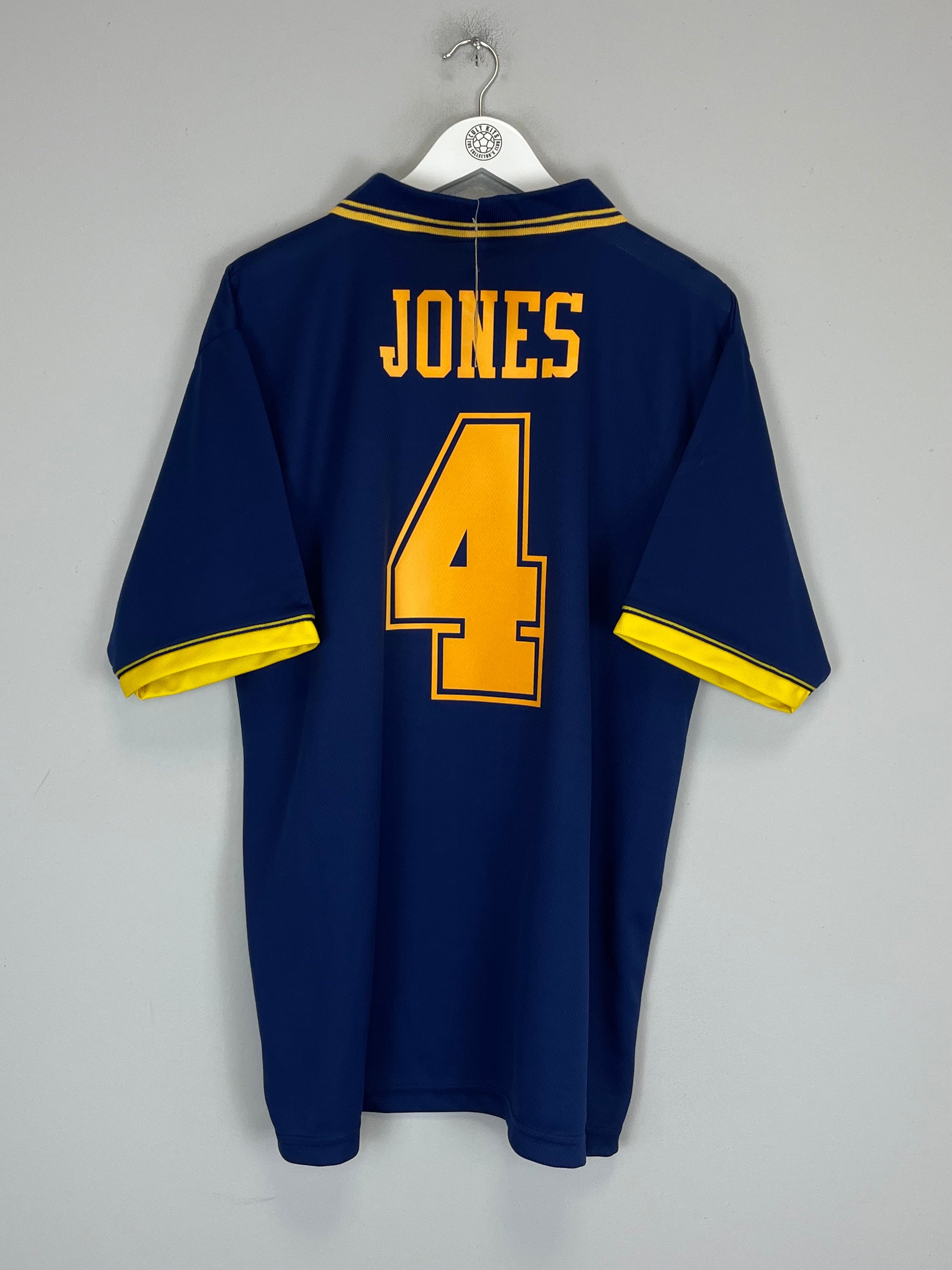 Shop 1996/97 WIMBLEDON JONES #4 *BNWT* HOME SHIRT (XL) LOTTO, classic football shirts, vintage football shirts & retro soccer jerseys at Cult Kits