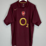 Shop 2005/06 ARSENAL HENRY #14 HOME SHIRT (XL) NIKE, classic football shirts, vintage football shirts & retro soccer jerseys at Cult Kits