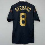 Shop 2009/10 LIVERPOOL GERRARD #8 AWAY SHIRT (M) ADIDAS, classic football shirts, vintage football shirts & retro soccer jerseys at Cult Kits