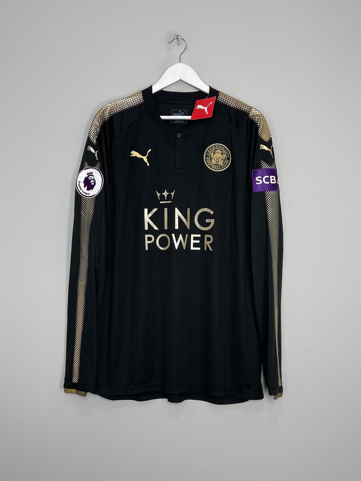 2017/18 LEICESTER CITY MAHREZ #26 *BNWT* L/S AWAY SHIRT (XL) PUMA