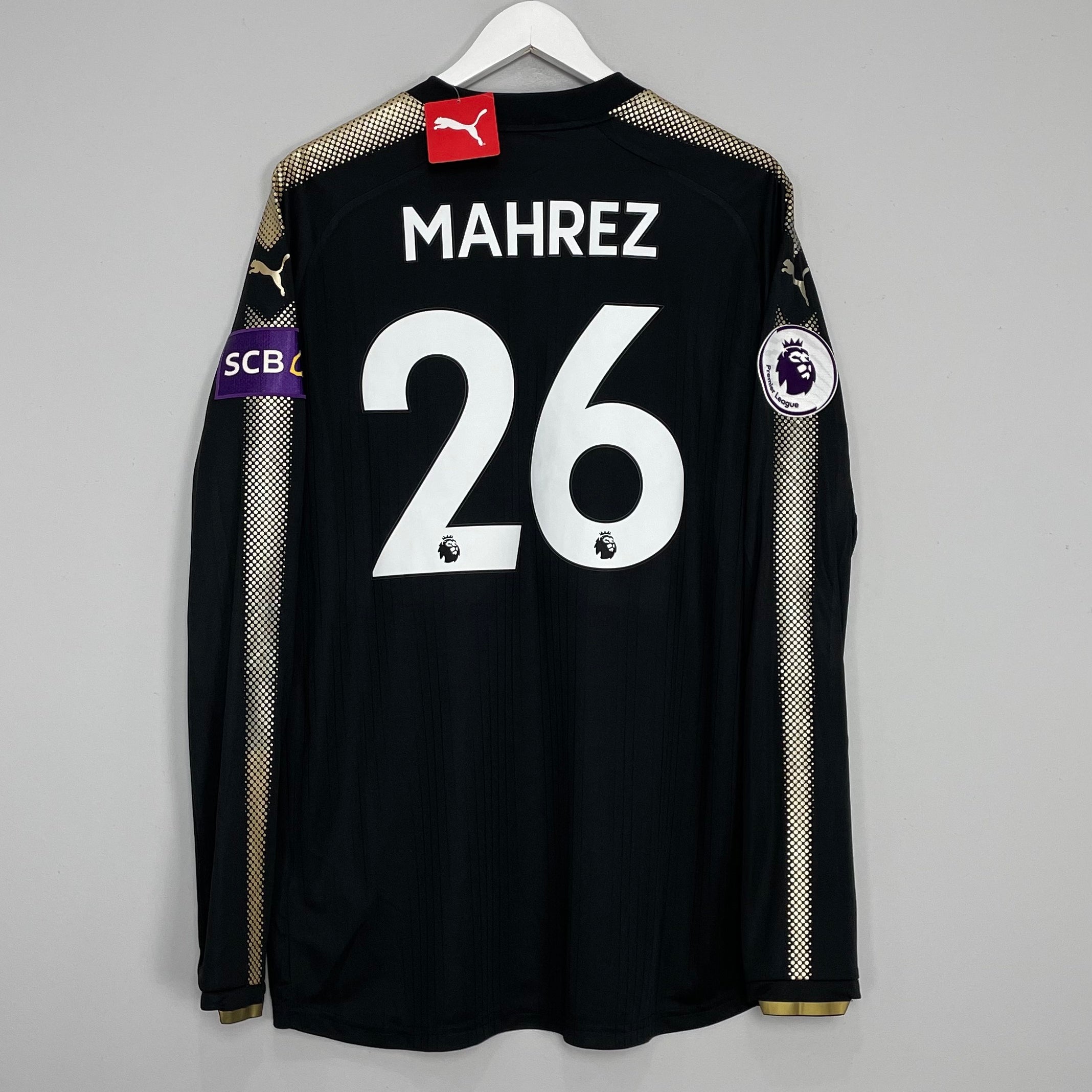 Shop 2017/18 LEICESTER CITY MAHREZ #26 *BNWT* L/S AWAY SHIRT (XL) PUMA, classic football shirts, vintage football shirts & retro soccer jerseys at Cult Kits