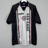 Shop 1998/99 AJAX AWAY SHIRT (XL) UMBRO, classic football shirts, vintage football shirts & retro soccer jerseys at Cult Kits