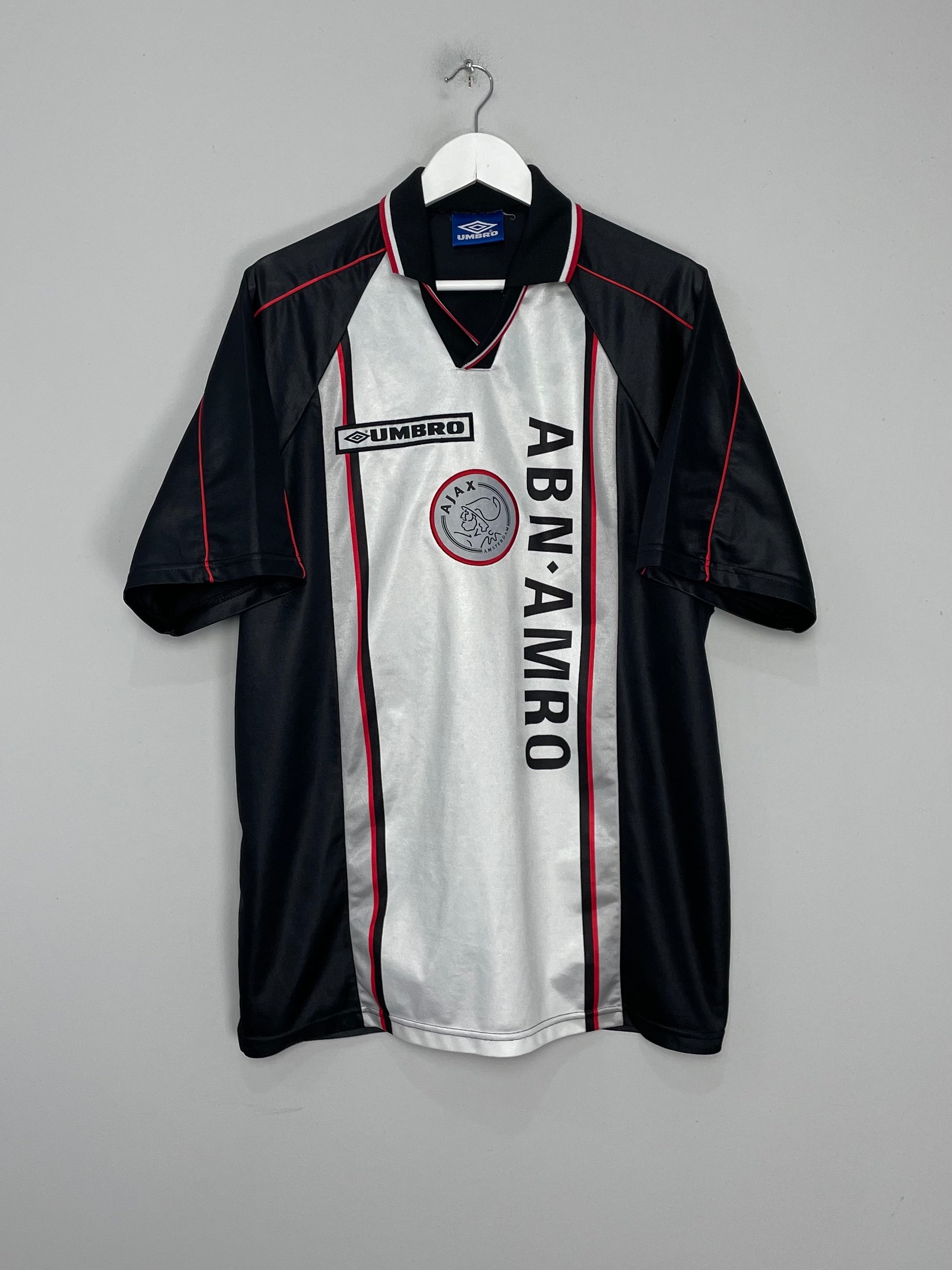 Shop 1998/99 AJAX AWAY SHIRT (XL) UMBRO, classic football shirts, vintage football shirts & retro soccer jerseys at Cult Kits