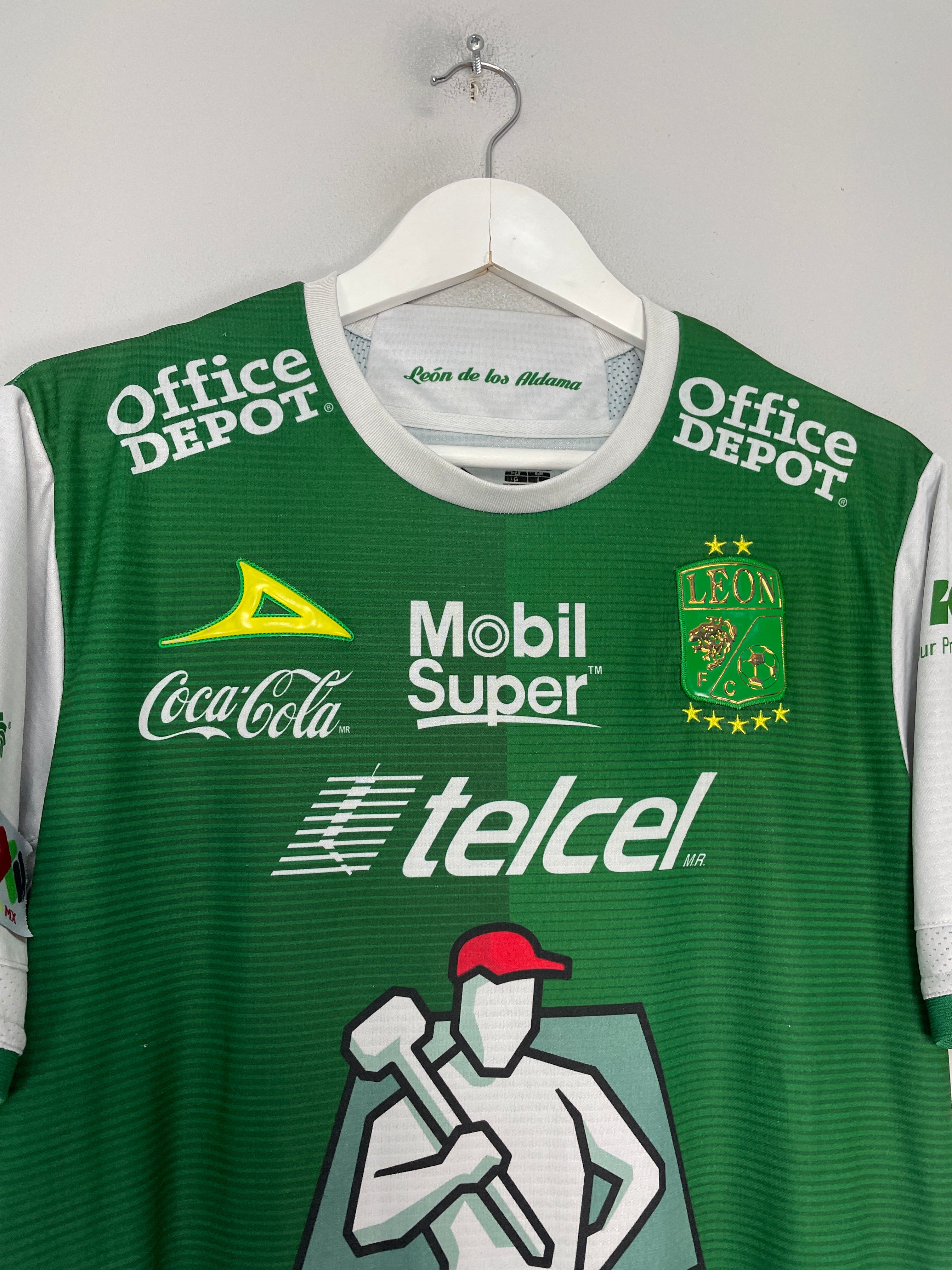 Shop 2017/18 CLUB LEON HOME SHIRT (L) PIRMA, classic football shirts, vintage football shirts & retro soccer jerseys at Cult Kits