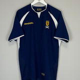 2003/05 SCOTLAND HOME SHIRT (M) DIADORA