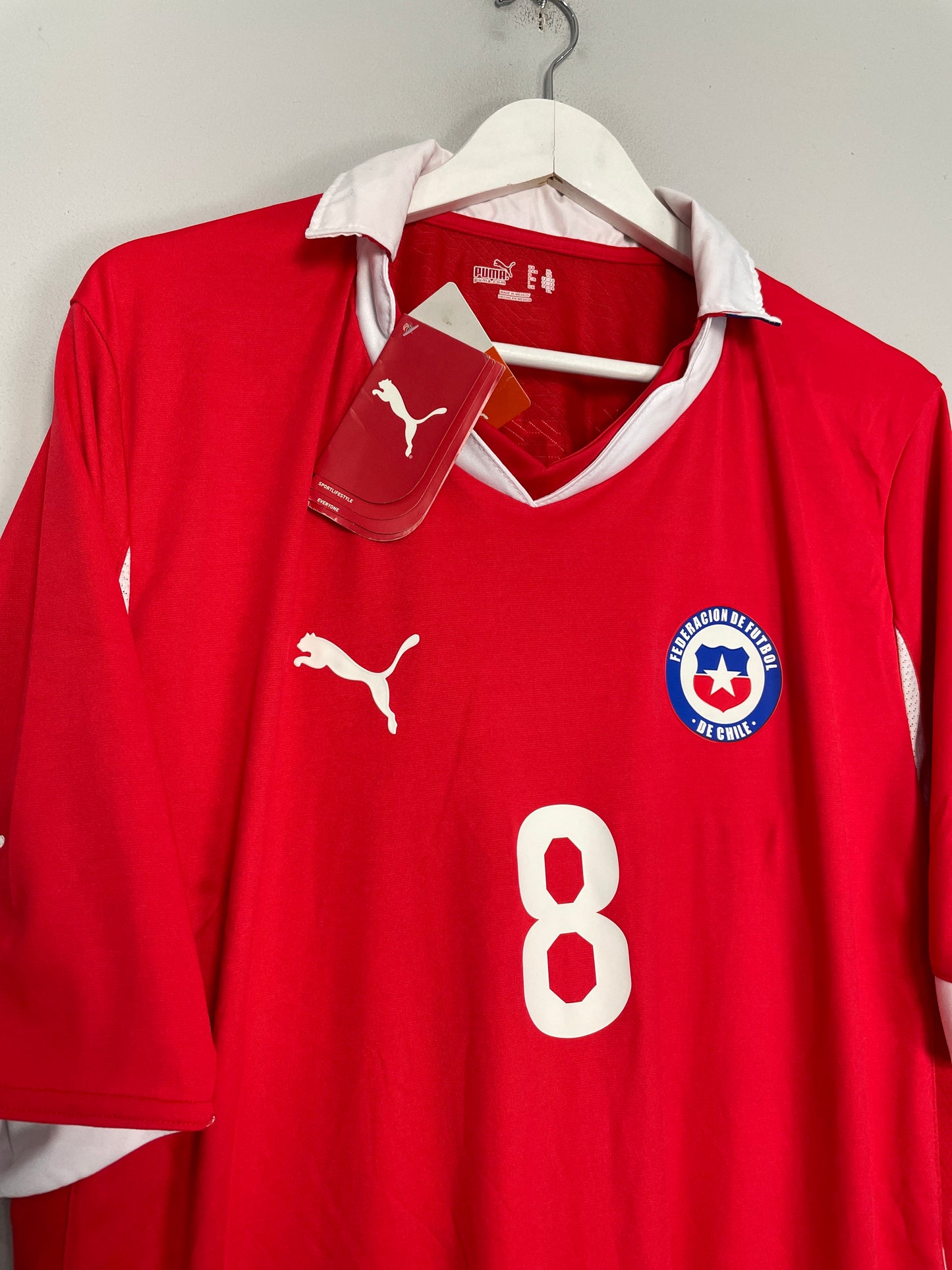 2010/11 CHILE VIDAL #8 *BNWT* HOME SHIRT (XL) PUMA