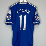 2013/14 CHELSEA OSCAR #11 HOME SHIRT (M) ADIDAS