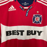 2010/11 CHICAGO FIRE *PLAYER ISSUE* HOME SHIRT (M) ADIDAS