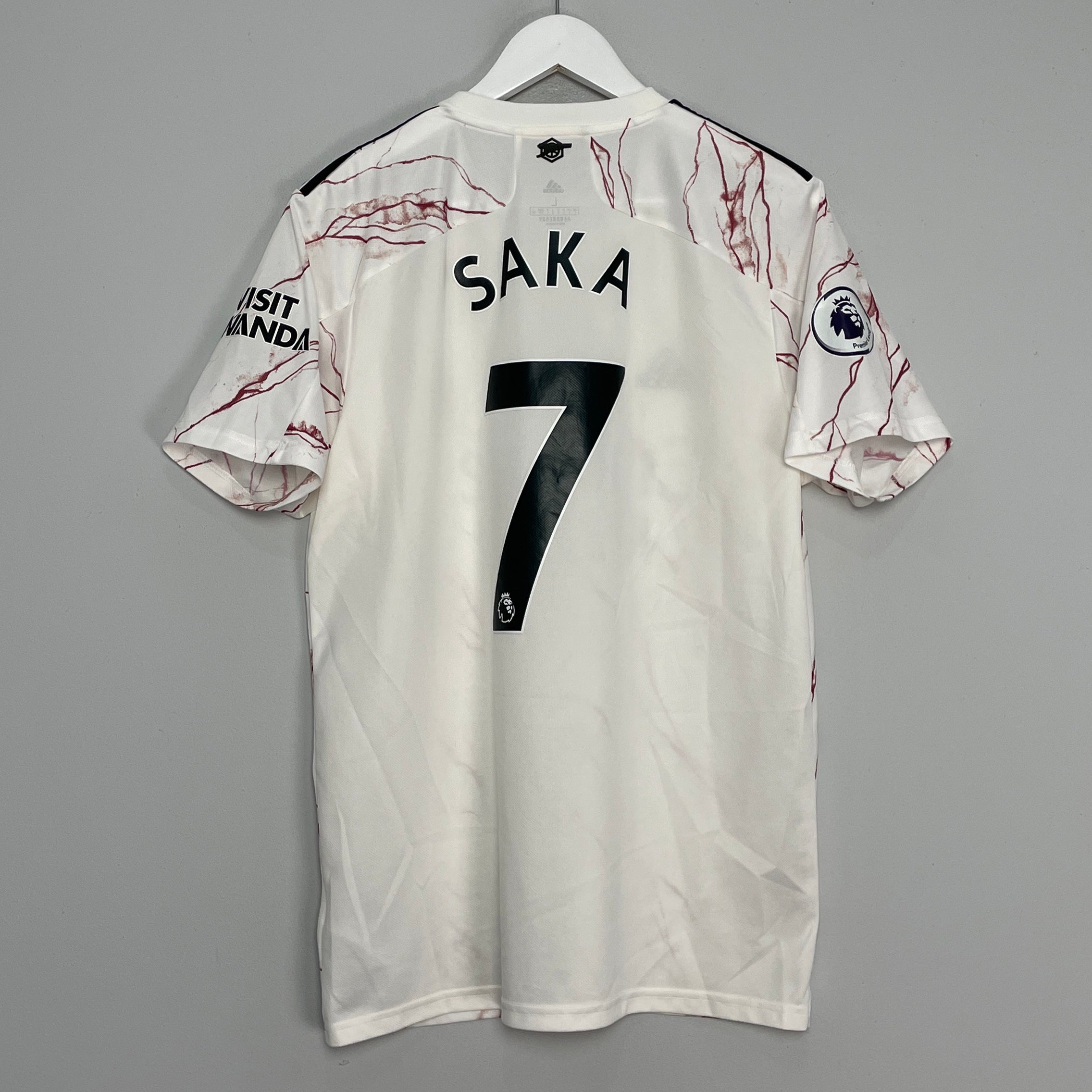 Shop 2020/21 ARSENAL SAKA #7 AWAY SHIRT (L) ADIDAS, classic football shirts, vintage football shirts & retro soccer jerseys at Cult Kits