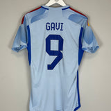 2022/23 SPAIN GAVI #9 AWAY SHIRT (M) ADIDAS