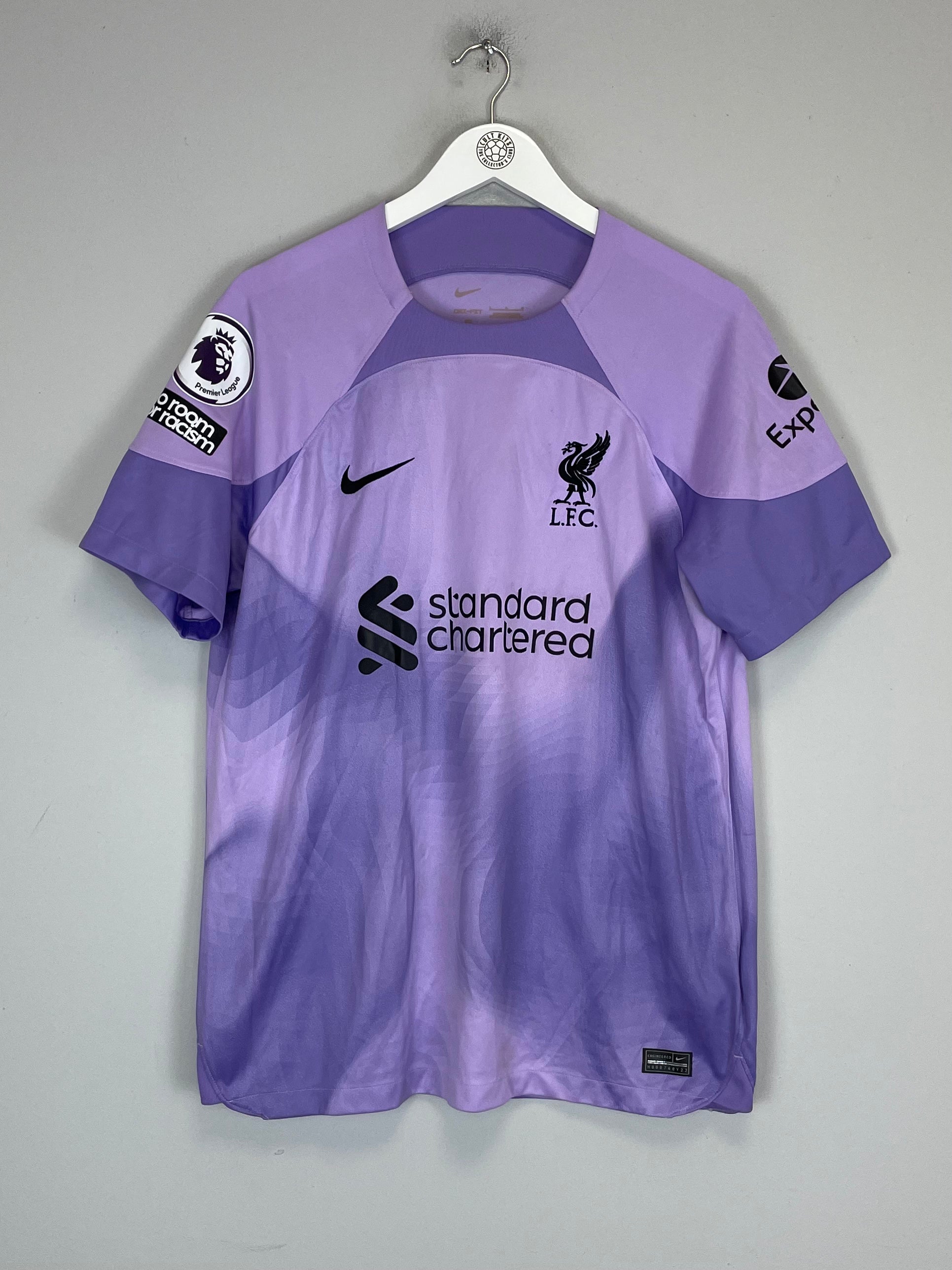 Shop 2022/23 LIVERPOOL ALISSON #1 GK SHIRT (L) NIKE, classic football shirts, vintage football shirts & retro soccer jerseys at Cult Kits