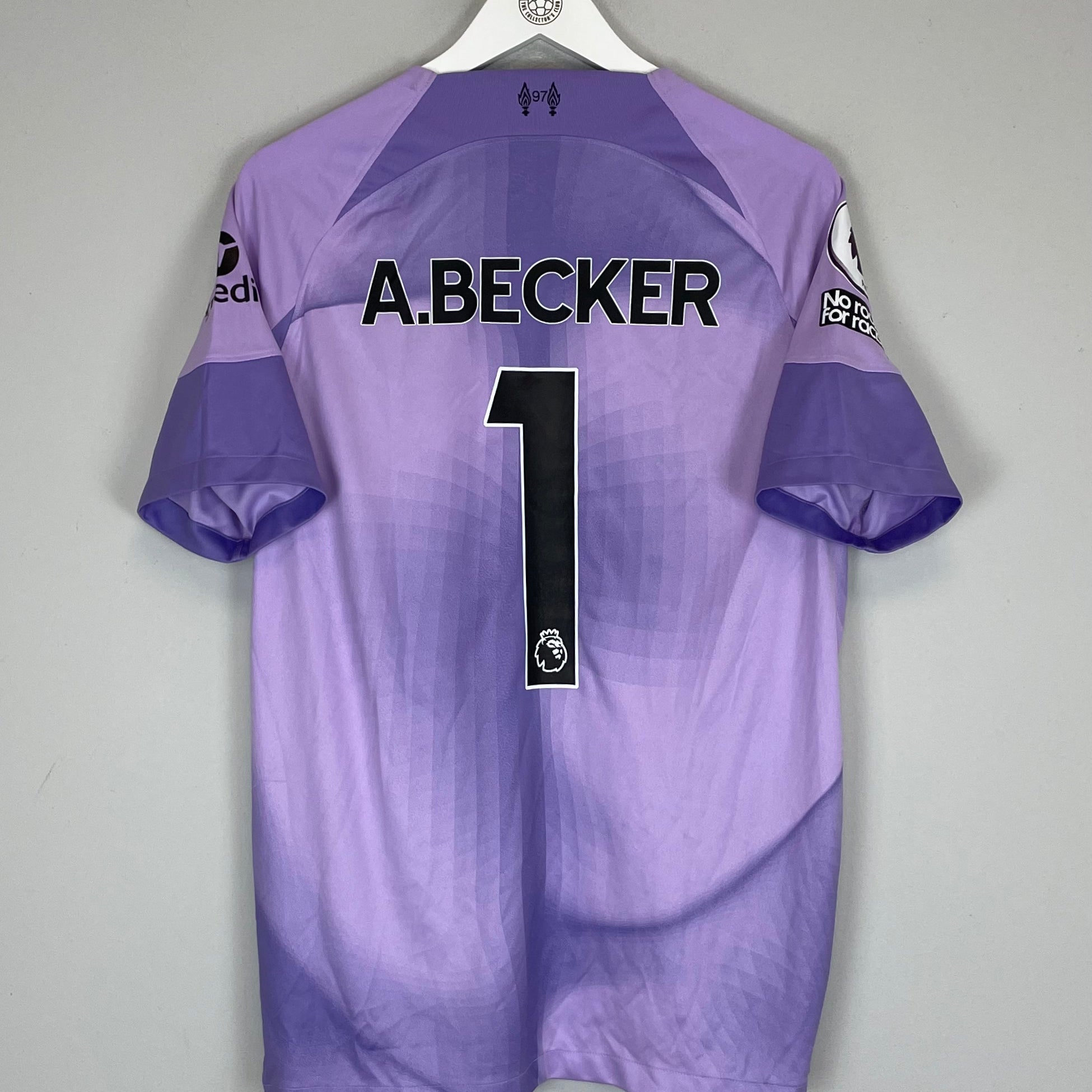 Shop 2022/23 LIVERPOOL ALISSON #1 GK SHIRT (L) NIKE, classic football shirts, vintage football shirts & retro soccer jerseys at Cult Kits