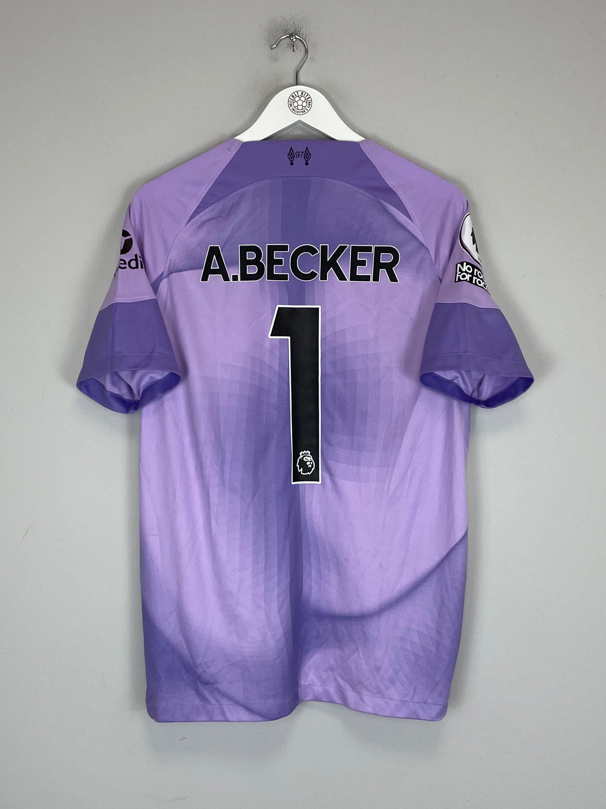 Shop 2022/23 LIVERPOOL ALISSON #1 GK SHIRT (L) NIKE, classic football shirts, vintage football shirts & retro soccer jerseys at Cult Kits