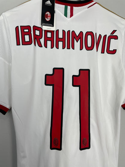 2013/14 AC MILAN IBRAHIMOVIC #11 *BNWT* AWAY SHIRT (S) ADIDAS