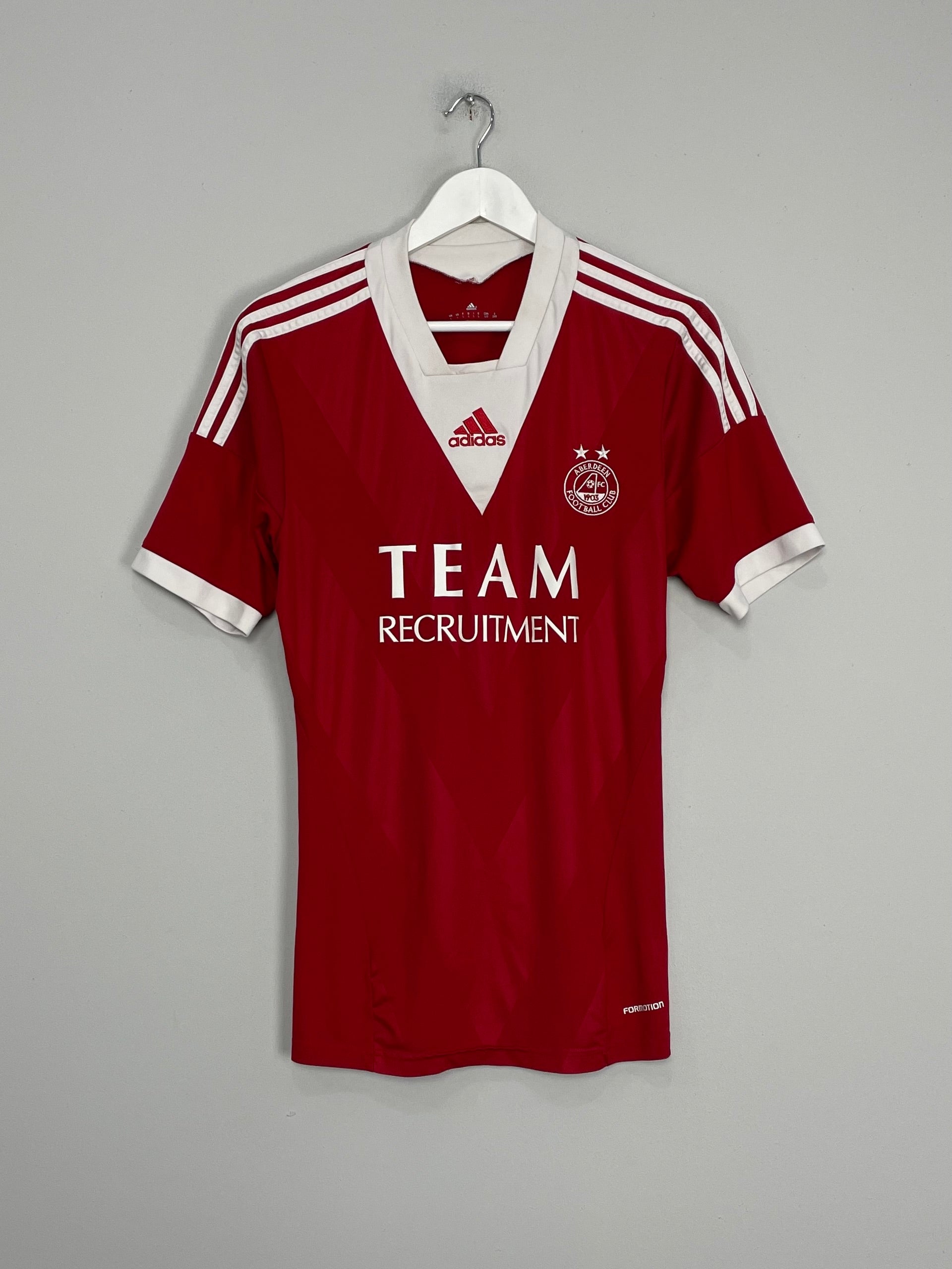 Shop 2013/14 ABERDEEN HOME SHIRT (L) ADIDAS, classic football shirts, vintage football shirts & retro soccer jerseys at Cult Kits