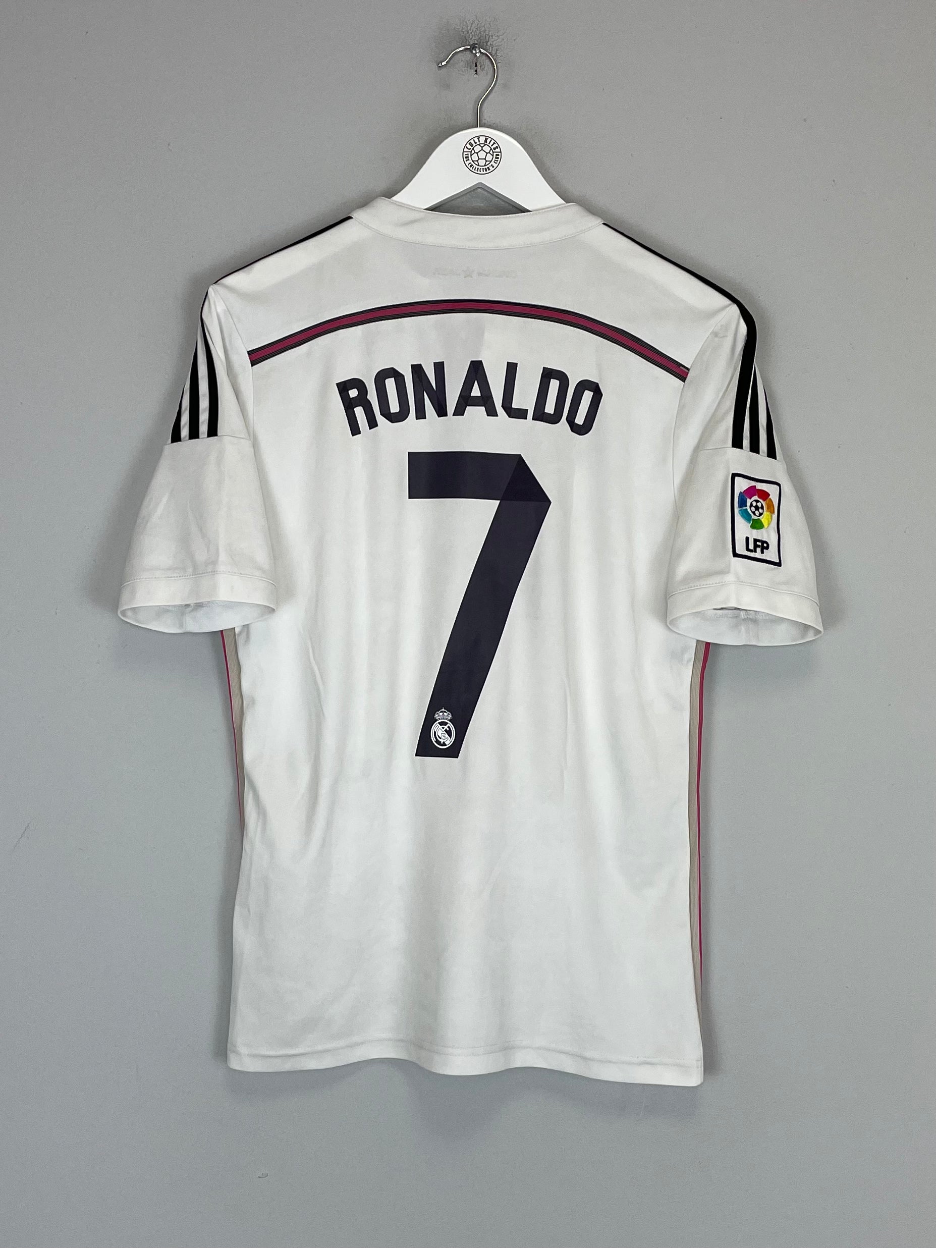 Shop 2014/15 REAL MADRID RONALDO #7 HOME SHIRT (XL.KIDS) ADIDAS, classic football shirts, vintage football shirts & retro soccer jerseys at Cult Kits