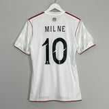 Shop 2011/12 ABERDEEN MILNE #10 AWAY SHIRT (M) ADIDAS, classic football shirts, vintage football shirts & retro soccer jerseys at Cult Kits