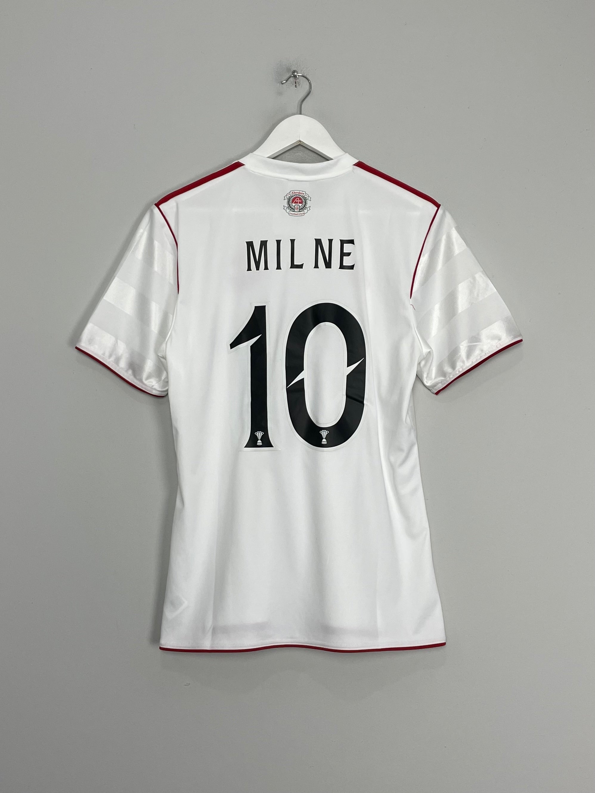 Shop 2011/12 ABERDEEN MILNE #10 AWAY SHIRT (M) ADIDAS, classic football shirts, vintage football shirts & retro soccer jerseys at Cult Kits