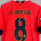 2014/15 BARCELONA A.INIESTA #8 AWAY SHIRT (M) NIKE