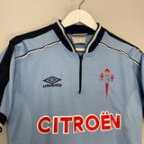1999/01 CELTA VIGO HOME SHIRT (M) UMBRO