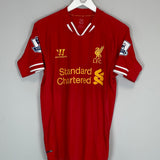 2013/14 LIVERPOOL GERRARD #8 HOME SHIRT (S) WARRIOR