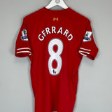 2013/14 LIVERPOOL GERRARD #8 HOME SHIRT (S) WARRIOR