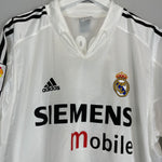 Shop 2004/05 REAL MADRID ZIDANE #5 L/S HOME SHIRT (XL) ADIDAS, classic football shirts, vintage football shirts & retro soccer jerseys at Cult Kits